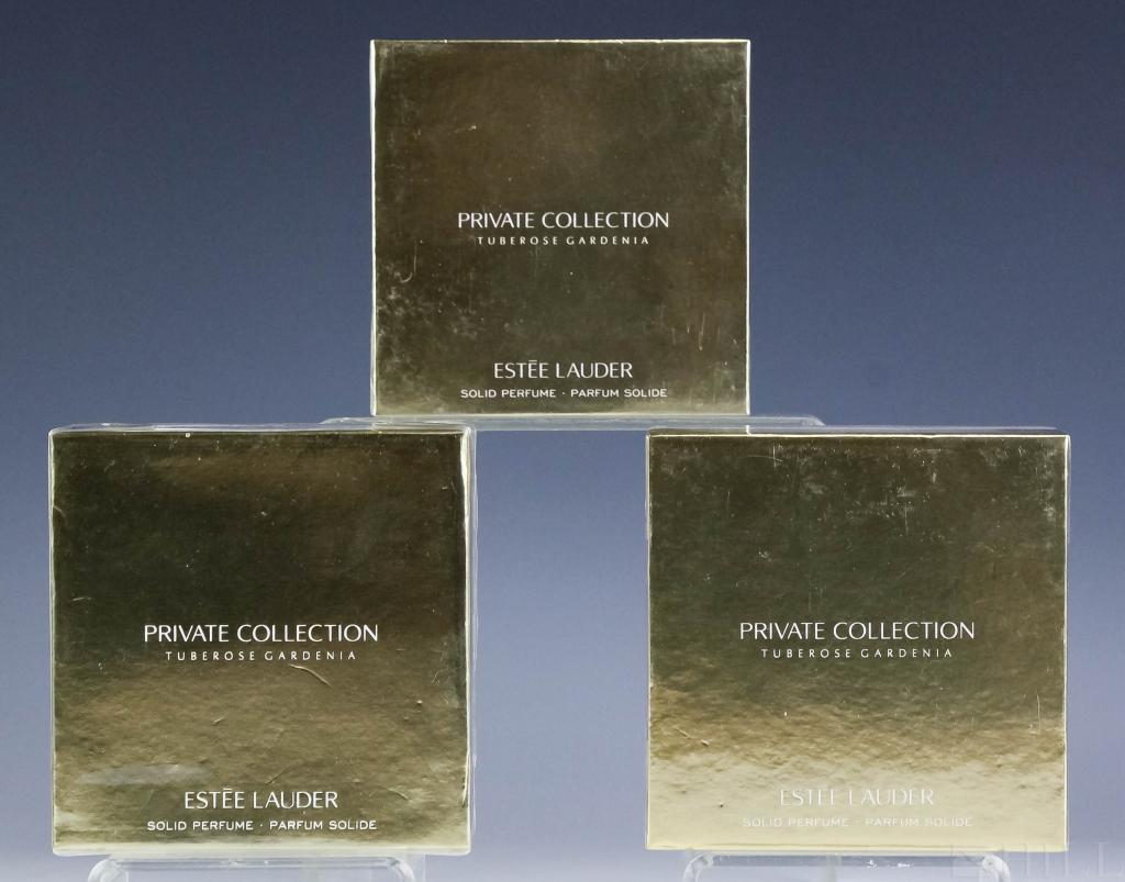 LOT 3 Estee Lauder Private Collection Perfume Compacts (1 of 1)