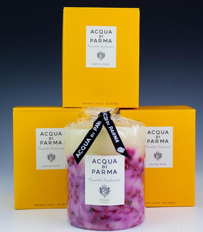 LOT 3 Acqua Di Parma Scented Candles Red Berries (1 of 2)