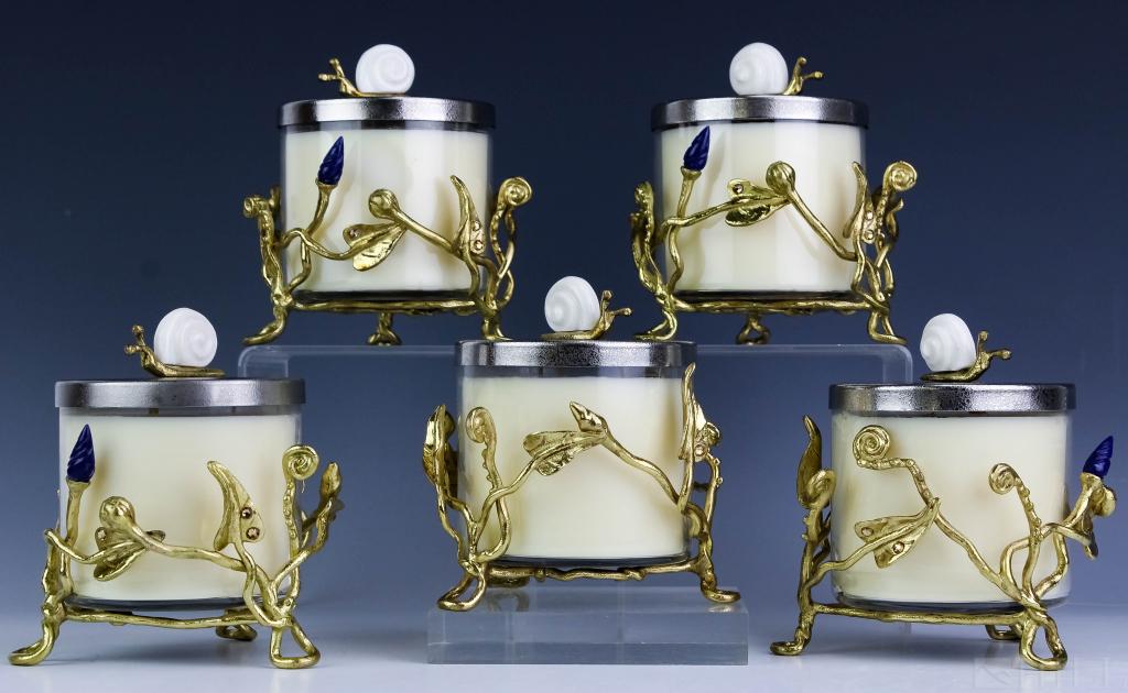 LOT 5 Micheal Aram Garden Scented Candles NIB (1 of 8)