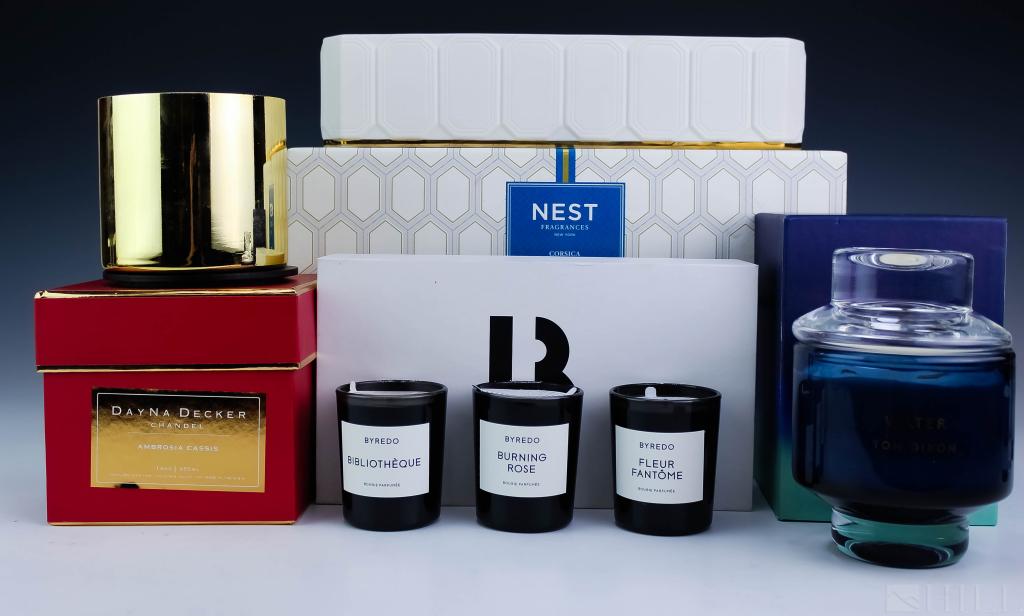 LOT 4 Scented Candles Nest Decker Byredo Tom Dixon (1 of 5)