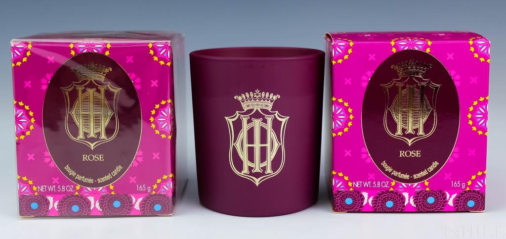 LOT 4 Diptyque Feuille Sisley Rose Scented Candles (1 of 3)