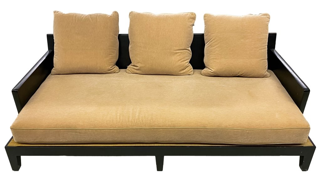Christian Liaigre French Wood Opium Daybed Sofa (1 of 7)