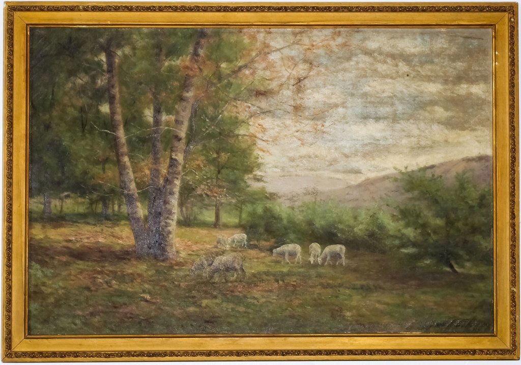 Frank Morgan 19c American Landscape Painting (1 of 5)