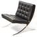 Knoll Mies Van Der Rohe Black Barcelona Chair - 3