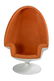 Lee West Mid Century Modern Alpha Egg Chair Stool - 2