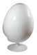 Lee West Mid Century Modern Alpha Egg Chair Stool - 4