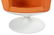 Lee West Mid Century Modern Alpha Egg Chair Stool - 6