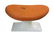 Lee West Mid Century Modern Alpha Egg Chair Stool - 7