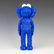 KAWS Medicom Toy BFF Blue Vinyl Figural Statue - 3