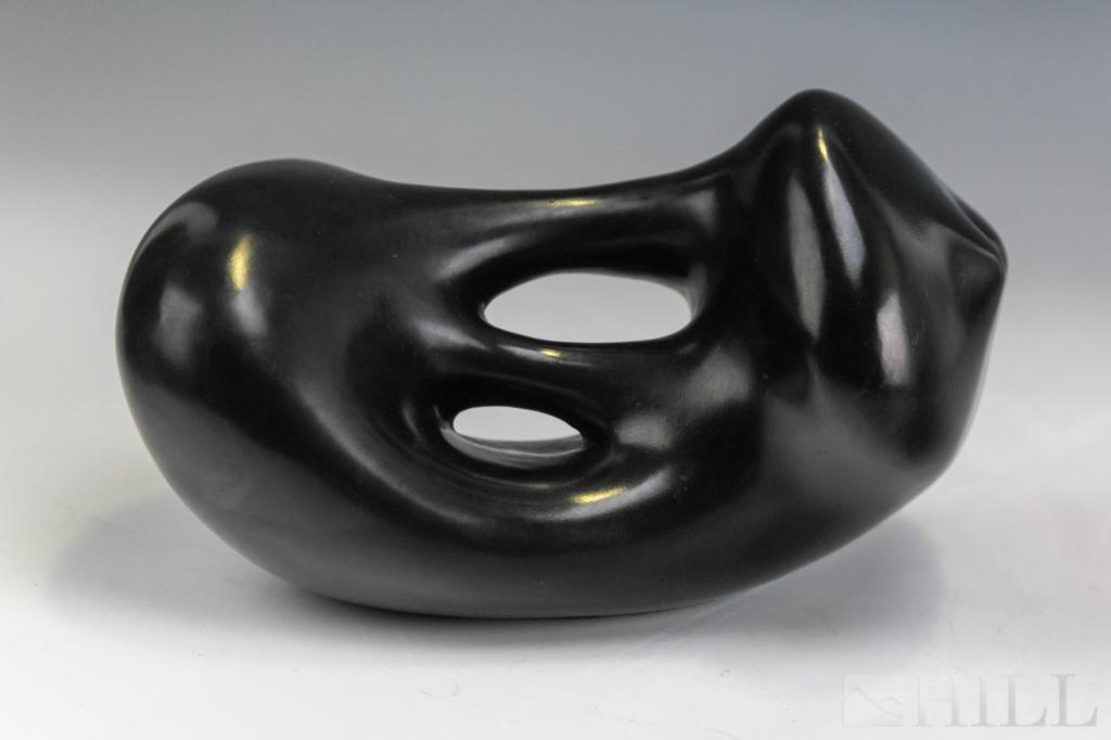 Augustin Cardenas 1927-2001 Cuban Bronze Sculpture: Signed limited edition cast bronze modernist sculpture by Augustin Cardenas (1927-2001 Cuba / France). "Coquille" depicts a modernist abstract sculpture in deep brown black patina. Impressed artist si