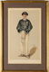 LOT 4 Vanity Fair Antique Figural Colored Prints - 4