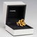 Chanel 18k Gold Citrine Amethyst Flower Ring Sz 6