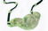Chinese 19th C Green Jade Carved Immortal Necklace