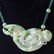 Chinese 19th C Green Jade Carved Immortal Necklace - 4