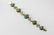 9k Gold Egyptian Revival Carved Scarab Bracelet