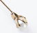 Victorian 18k Rose Cut Diamond & Natural Pearl Pin - 4