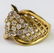VTG 14k Gold .75 CTTW Diamond Cluster Ring Sz 7.5 - 2