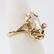 Artisan Signed 14k Gold Diamond & Pearl Ring Sz 7 - 2