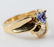 Ladies 14k Gold Diamond & Tanzanite Gemstone Ring