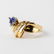 Ladies 14k Gold Diamond & Tanzanite Gemstone Ring - 2