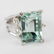 18k White Gold Aquamarine & Diamond Cocktail Ring - 3