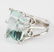 18k White Gold Aquamarine & Diamond Cocktail Ring - 4