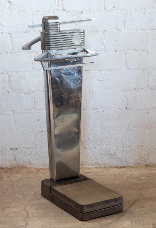 Art Deco Fairbanks Morse Chrome Medical Scale RARE (1 of 5)