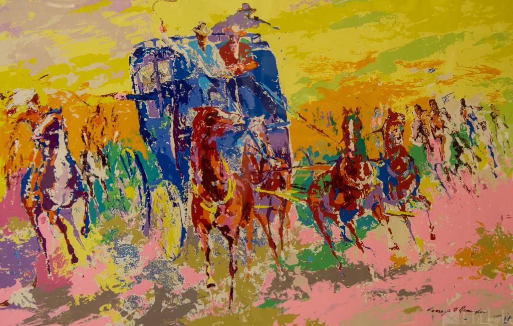 Signed Leroy Neiman Homage Remington LE Serigraph (1 of 4)
