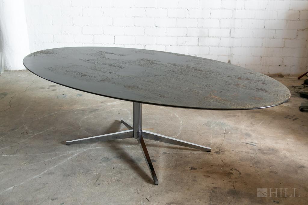 Florence Knoll Oval Top Dining Table circa 1970 (1 of 7)