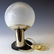 Modern Italian Space Age Chrome Glass Globe Lamp - 5