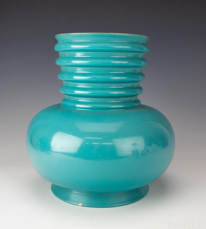 Gio Ponti Richard Ginori Ribbed Art Pottery Vase (1 of 5)