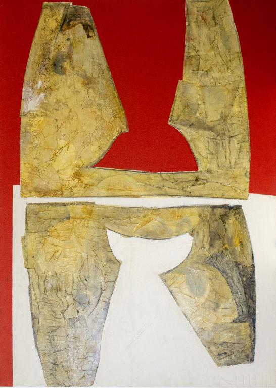 M Becker Abstract Multi Media Acrylic Oil Painting (1 of 4)