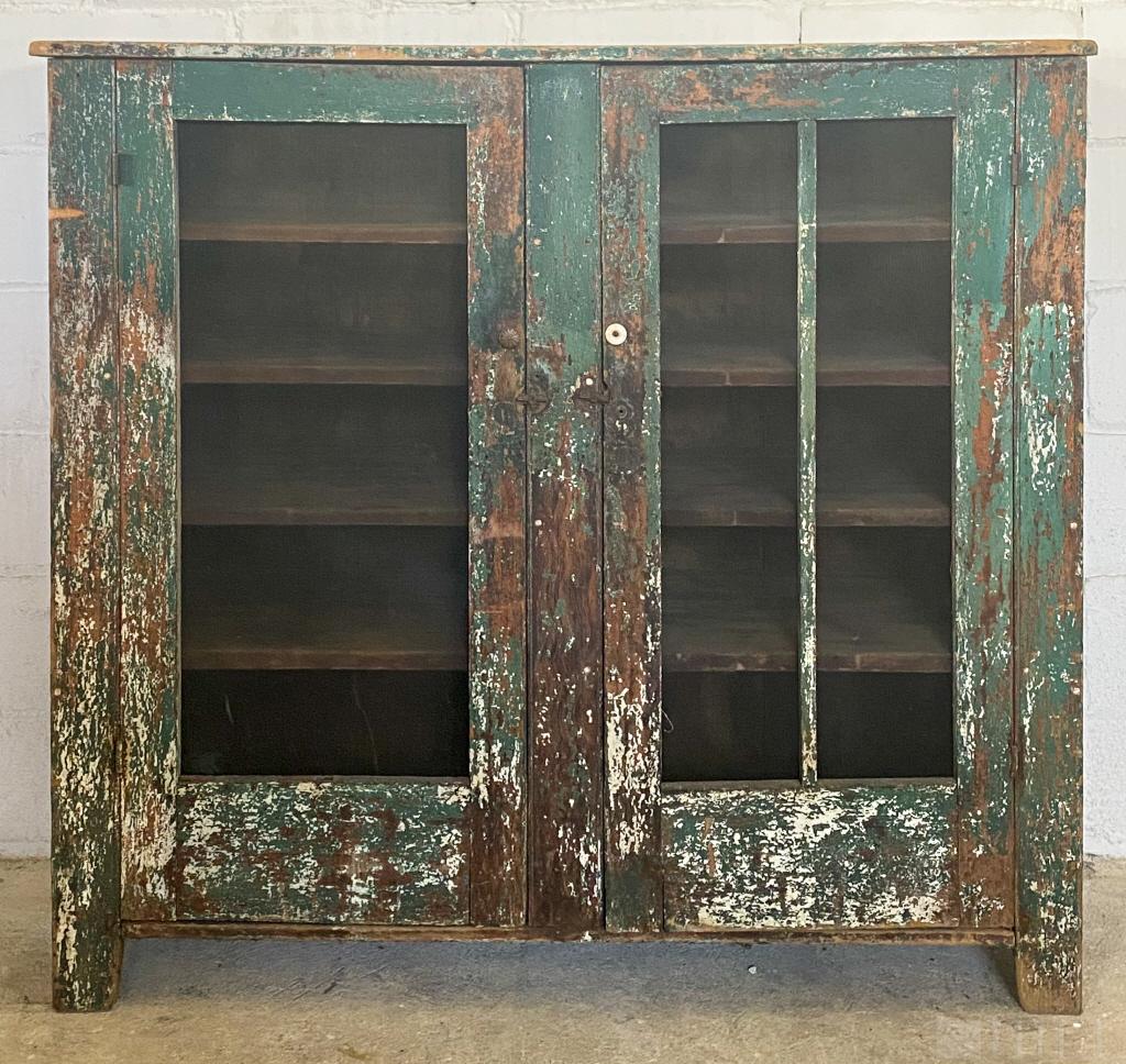 Arts & Crafts Shabby Chic Pantry Wood Storage Unit (1 of 5)