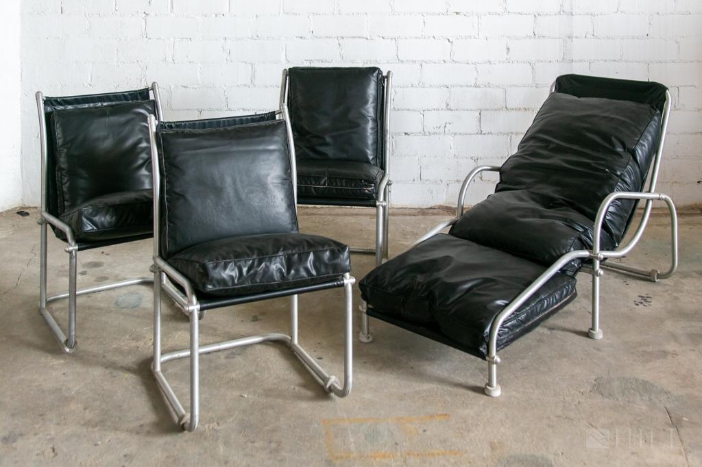 T.H. Robsjohn Gibbings (1905-1976) Patio Chaise SET (1 of 9)