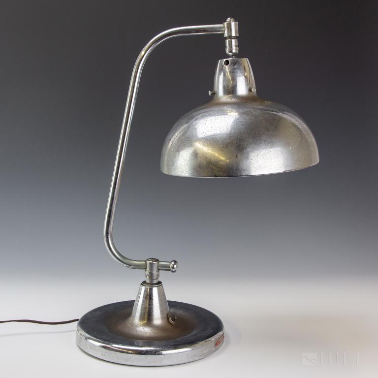 Apollo Electric Chrome Deco Jewelers Table Lamp (1 of 6)