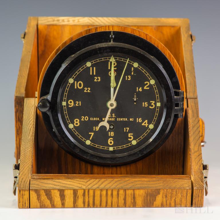 Chelsea Message Center M2 Ships Clock Wood Case (1 of 7)