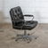 Mid Century Modern Brown Leather Executive Chair - 2