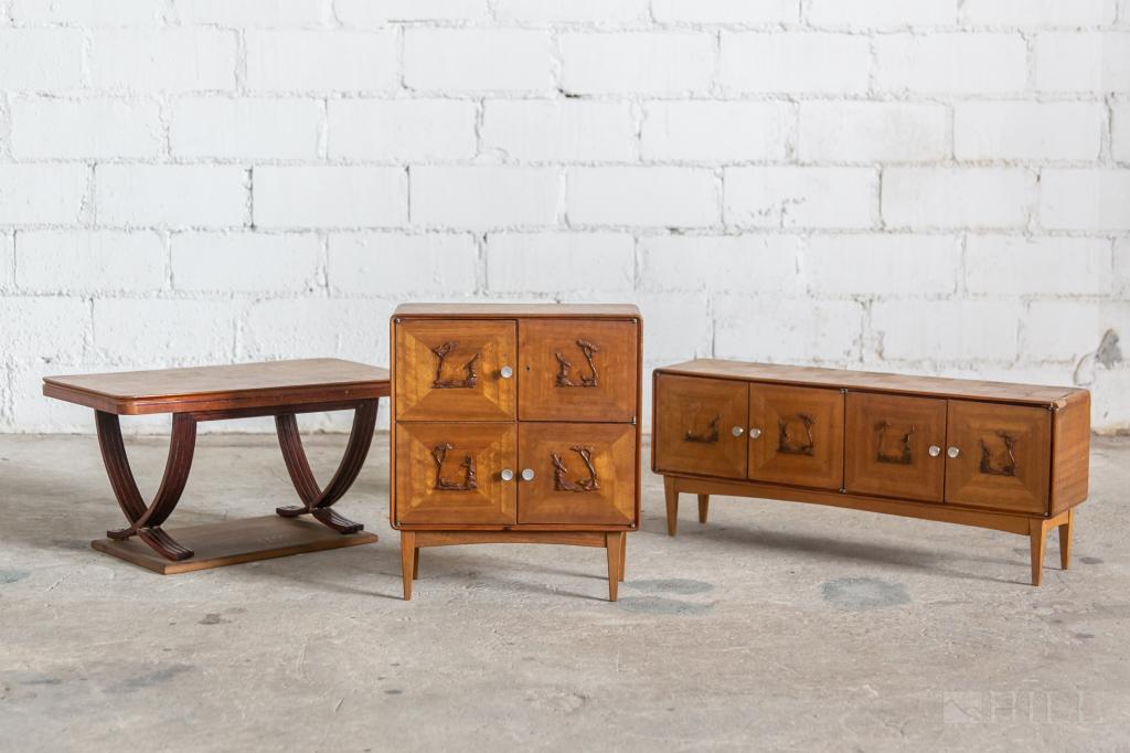 3 Hand Made Salesman Sample Miniature Furniture (1 of 9)