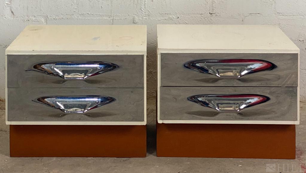 Raymond Loewy Df-2000 Modern Nightstands c.1970 (1 of 5)