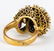 Designer Signed 14k Gold Opal & Amethyst Ring Sz 7 - 3