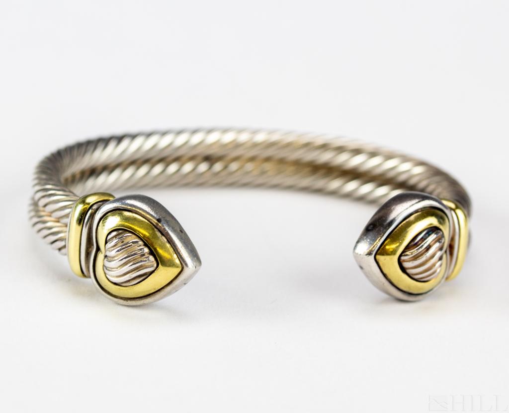 David Yurman 18k Gold & Sterling Silver Bracelet (1 of 7)