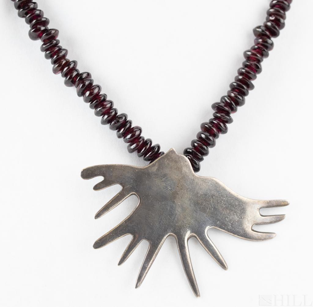 Richard Lindsay Modernist Sterling Silver Necklace (1 of 5)