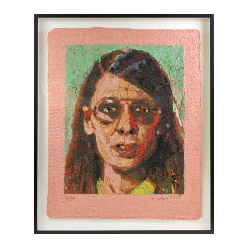 Chuck Close (American, b.1940) SUSAN L/E Portrait (1 of 6)