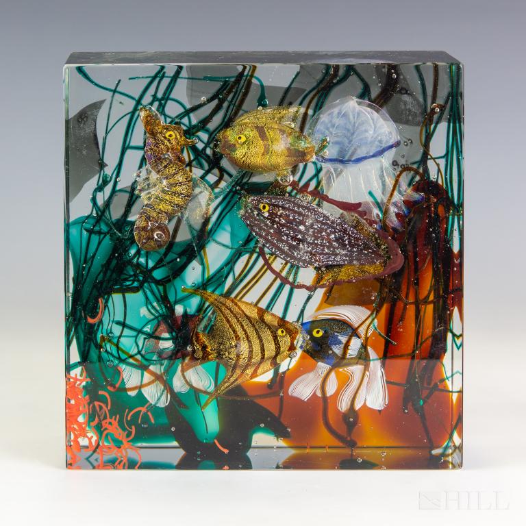 Cenedese Murano Italy Art Glass Aquarium Fish Tank (1 of 7)