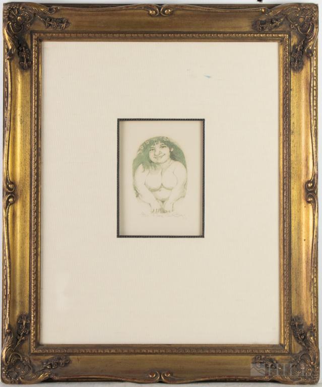 Charles Bragg (1931-2017) LE Signed Flora Etching (1 of 3)