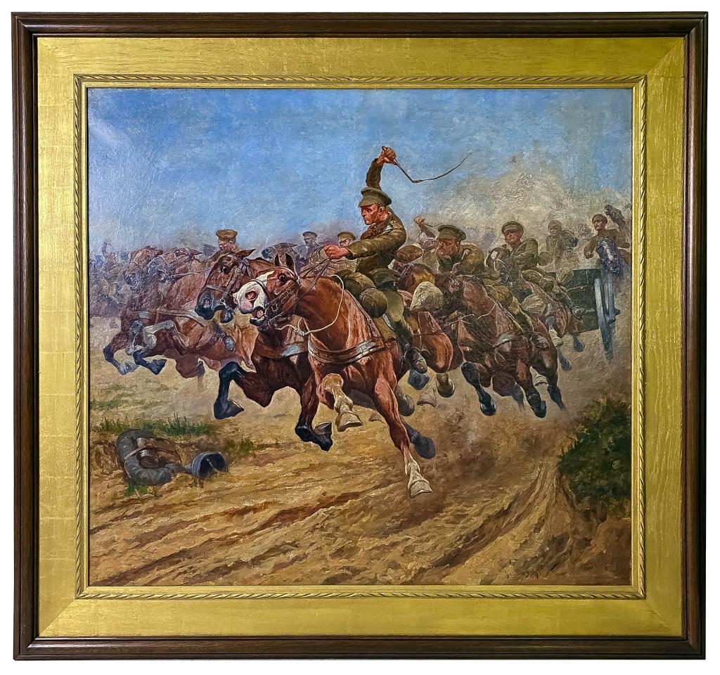 Wojciech Adalbert Kossak Style Battle Oil Painting (1 of 6)