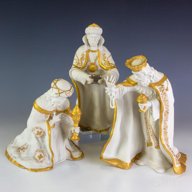 Boehm Porcelain Nativity Christmas Three Kings SET (1 of 10)