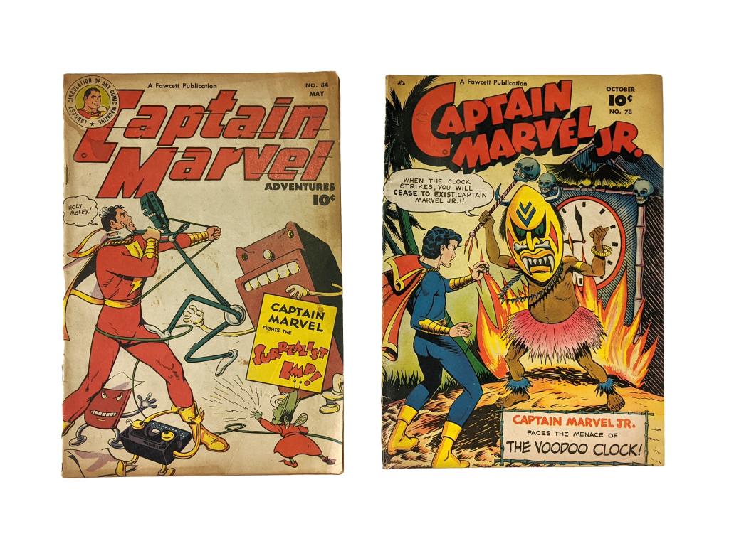 LOT 2 Captain Marvel Comic #84 Marvel Jr Comic #78 (1 of 5)