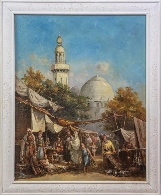 Gustav Mascart Orientalist Oil On Canvas Painting (1 of 5)