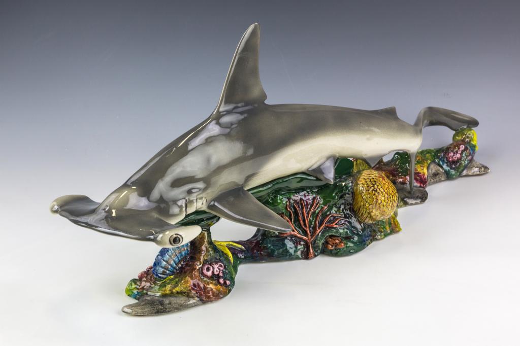 The Townsends Ceramic Hammerhead Shark Sculpture May 27, 2020 Hill
